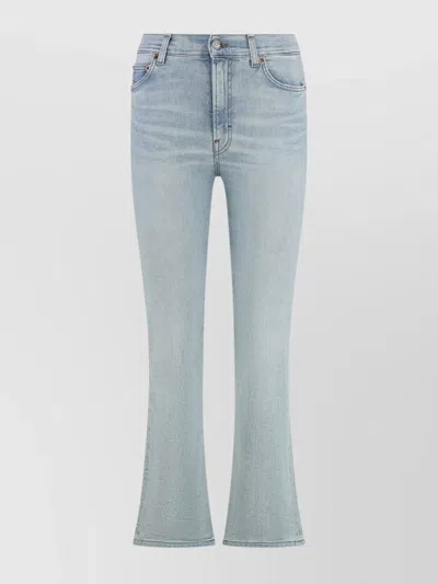 HAIKURE FLARED LEG FIVE-POCKET JEANS