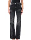 Haikure Flora Jeans Featuring Belt Loops In Black