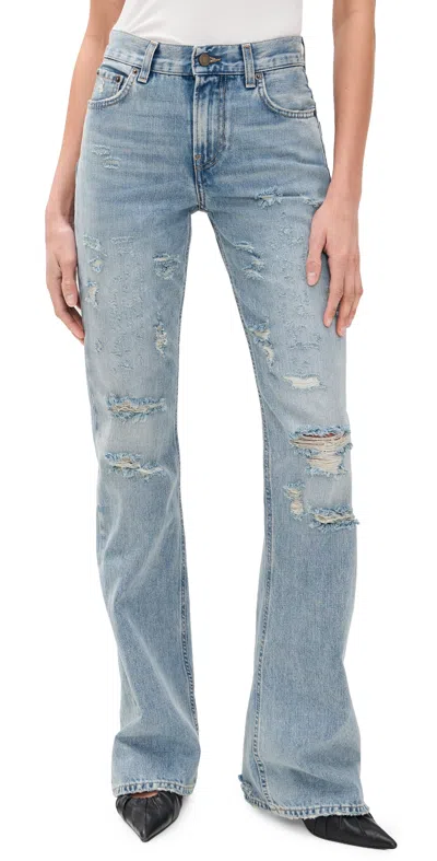 Haikure Flora Broken Celestial Jeans Broken Celestial In Blue