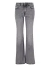 Haikure Straight Leg Trousers With Belt Loops In Yellow