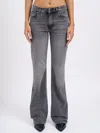 Haikure Flora Flanel Grey Trousers In Gray