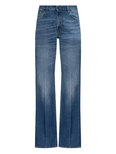 Haikure Flora Flared Jeans In Blue