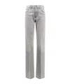 Haikure Flora Fog Mid-rise Flared Jeans In Gray