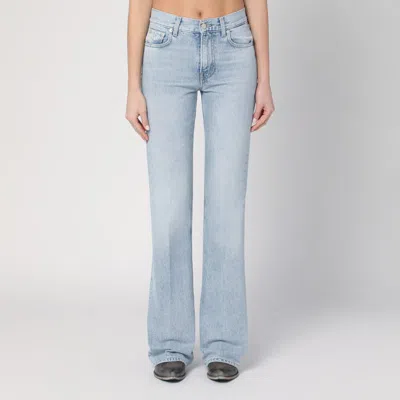 Haikure Flora Light Washed Jeans In Blue