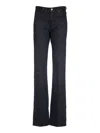 Haikure Flora Jeans In Black Cotton In Black