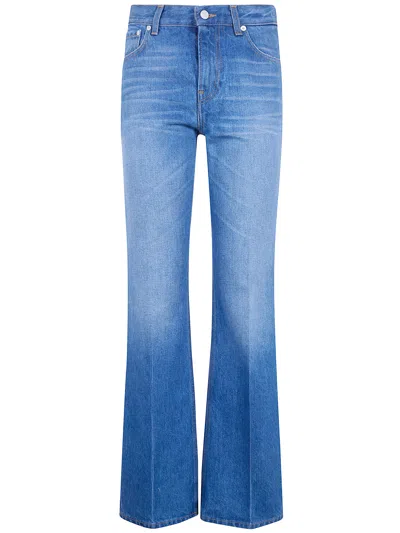 Haikure "flora" Short Length Real Blue In Brown