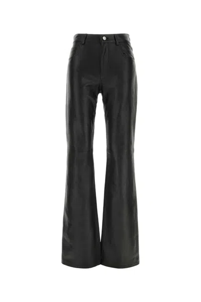 Haikure Flora Silky Leather In Black