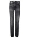 Haikure Flora High-waisted Relaxed Fit Flora Jeans In Spider Black