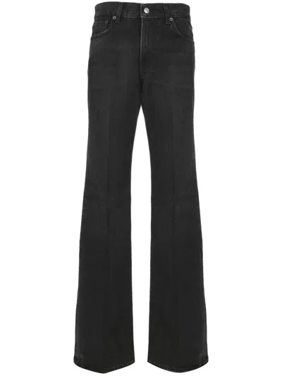 Haikure Floral Bootcut Jeans In Black