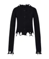 Haikure Jill Sweater With Long Sleeves And Distressed Edges