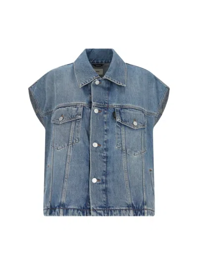 Haikure Gail Denim Gilet - Blue