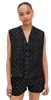 Haikure Geena Carbon Wash Vest Carbon Wash In Carbon Wash