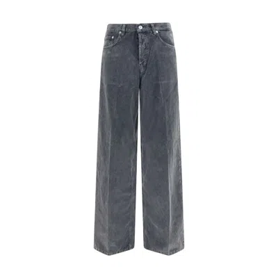 Haikure Bethany Velvet Pier Pants In Gray