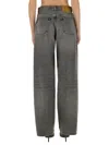 Haikure Grey Cotton Jeans In Gray