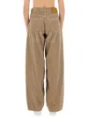 Haikure Grey Cotton Jeans In Brown