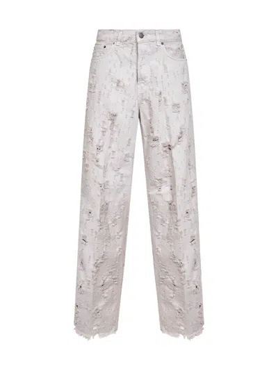 Haikure Grey Destroyed Denim Bethany Boyfriend Jeans In Gray