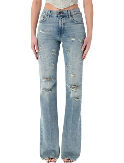 Haikure Flora Broken Jeans In Multi