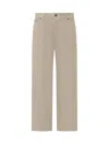 Haikure Oversized Velvet Trousers Belt Loops In Brown