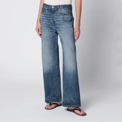 Haikure Wide-leg Jeans In Blue Ryder Denim