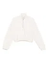 Haikure Half-zip Sweatshirt In White