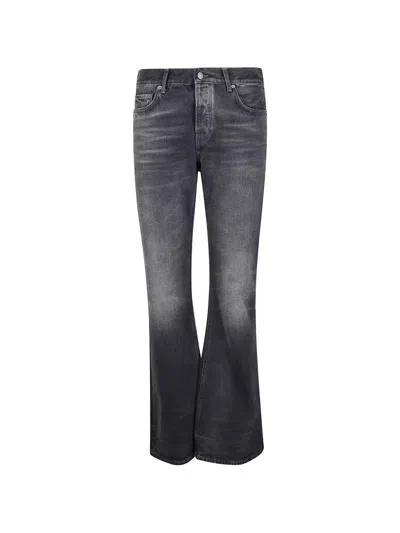Haikure Hercules Faded Bootcut Jeans In Blue