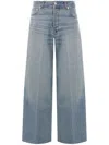 Haikure Blue Denim Bethany Wide Leg Jeans In Blue