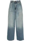 Haikure Candy High-rise Wide-leg Jeans In Blue