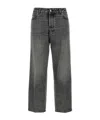 Haikure Grey Flanel Jeans Belt Loops In Black