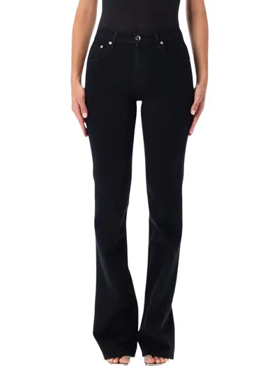 Haikure High-rise Flare Jeans In Od Black