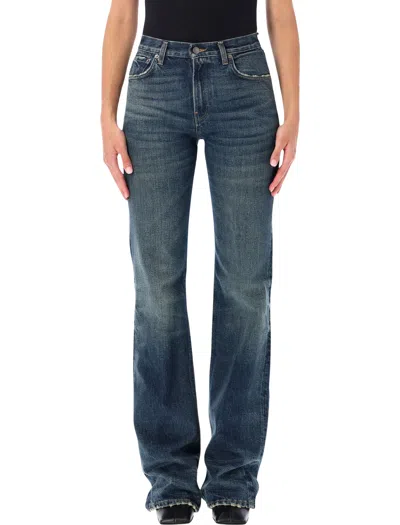 Haikure High-rise Flared Jeans In Blue