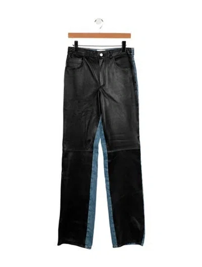 Pre-owned Haikure High-rise Straight Leg Jeans W/ Tags In Black
