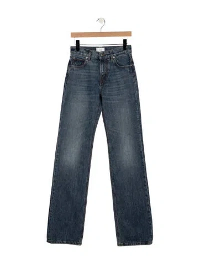 Pre-owned Haikure High-rise Straight Leg Jeans W/ Tags In Blue