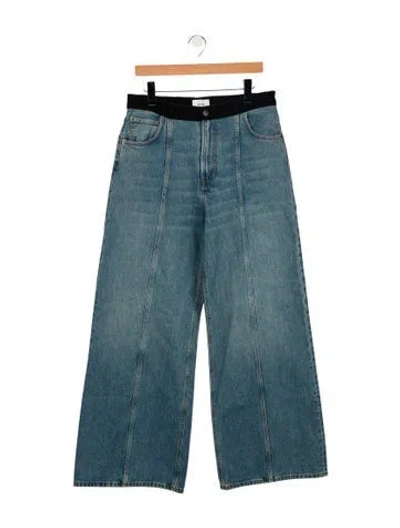 Pre-owned Haikure High-rise Wide Leg Jeans In Blue