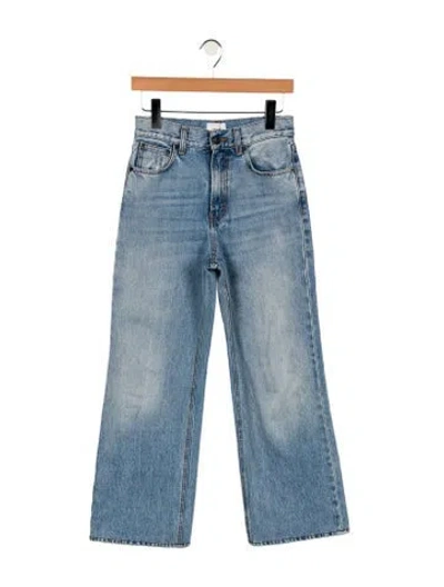 Pre-owned Haikure High-rise Wide Leg Jeans In Blue