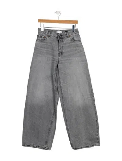 Pre-owned Haikure High-rise Wide Leg Jeans In Blue