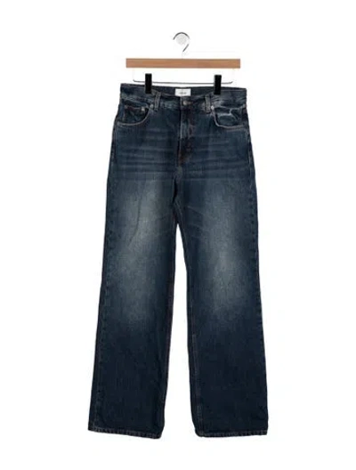 Pre-owned Haikure High-rise Wide Leg Jeans In Blue
