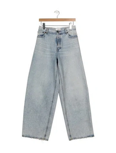 Pre-owned Haikure High-rise Wide Leg Jeans In Blue