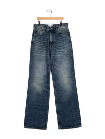 Pre-owned Haikure High-rise Wide Leg Jeans In Blue
