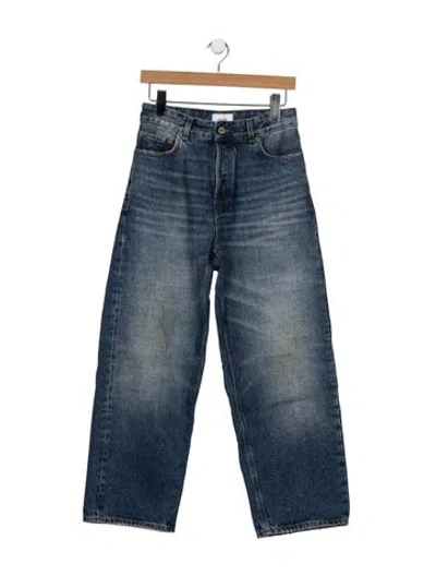 Pre-owned Haikure High-rise Wide Leg Jeans In Blue