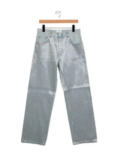 Pre-owned Haikure High-rise Wide Leg Jeans W/ Tags In Blue