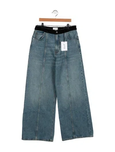 Pre-owned Haikure High-rise Wide Leg Jeans W/ Tags In Blue