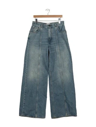 Pre-owned Haikure High-rise Wide Leg Jeans W/ Tags In Blue