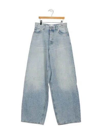 Pre-owned Haikure High-rise Wide Leg Jeans W/ Tags In Blue