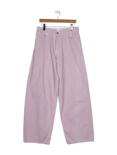 Pre-owned Haikure High-rise Wide Leg Jeans W/ Tags In Purple