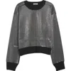 Haikure Hir Bead Embellished Virgin Wool Sweater In Gray