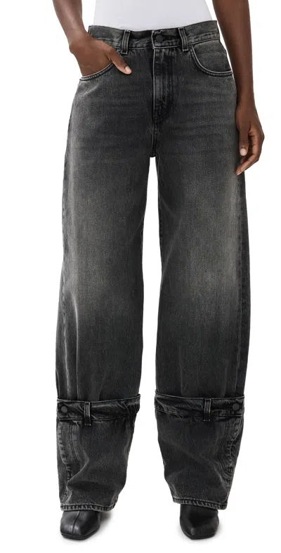 Haikure Regular Fit Hurley Denims With Cuffs 22cm In Black