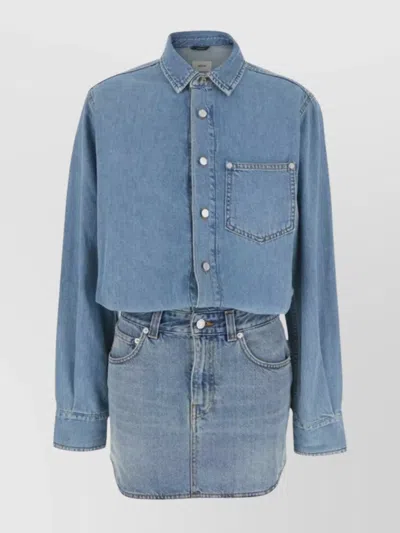Haikure Ionic Dress Buttoned Cuffs In Blue
