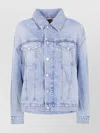 Haikure Button-fastening Denim Jacket In Blue