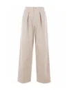 Haikure Womens Skin Candy Wide-leg Cotton And Linen Trousers