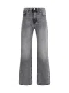 Haikure Straight Leg Trousers With Belt Loops
